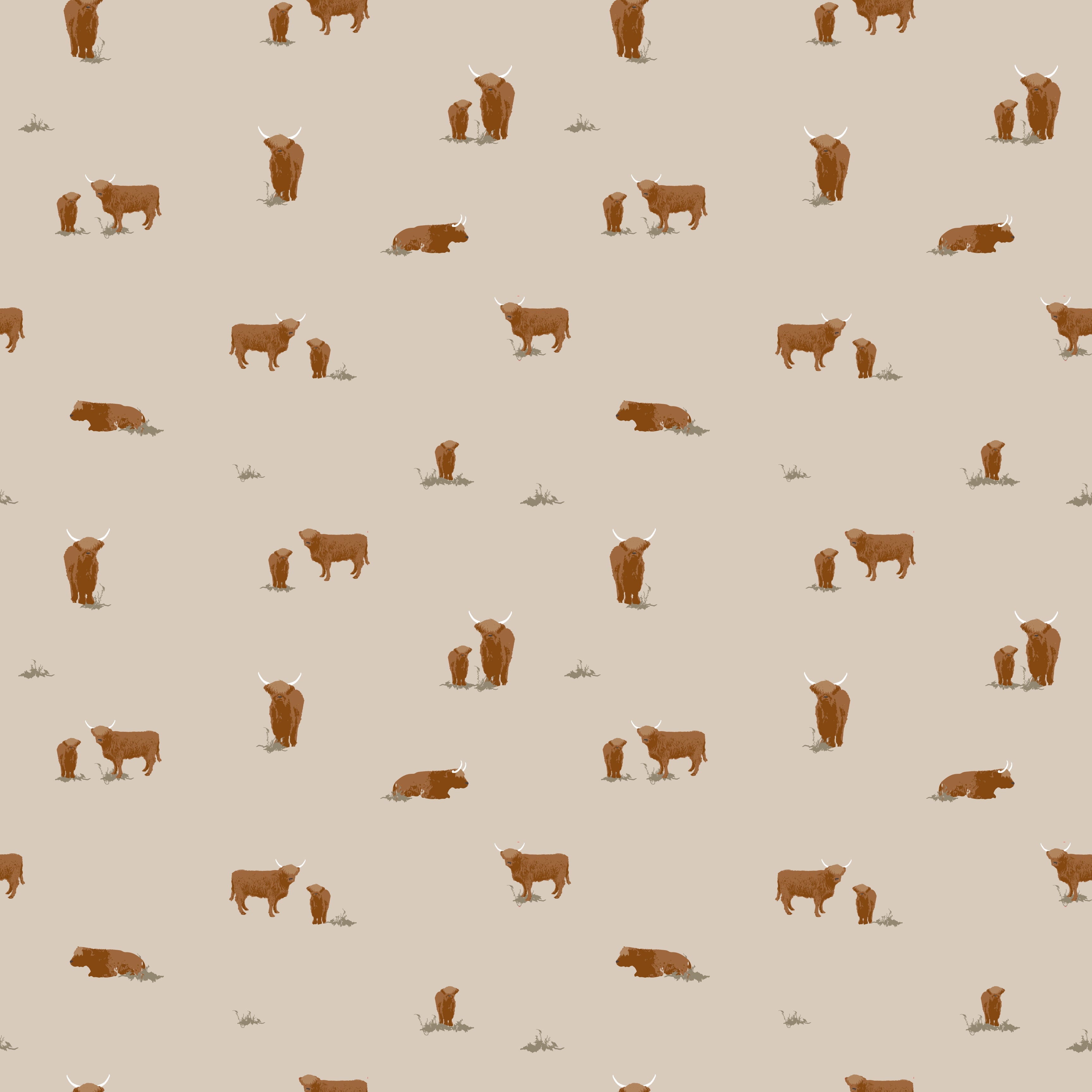 Cow Print Nursery Wallpaper Peel and Stick Wall Decor