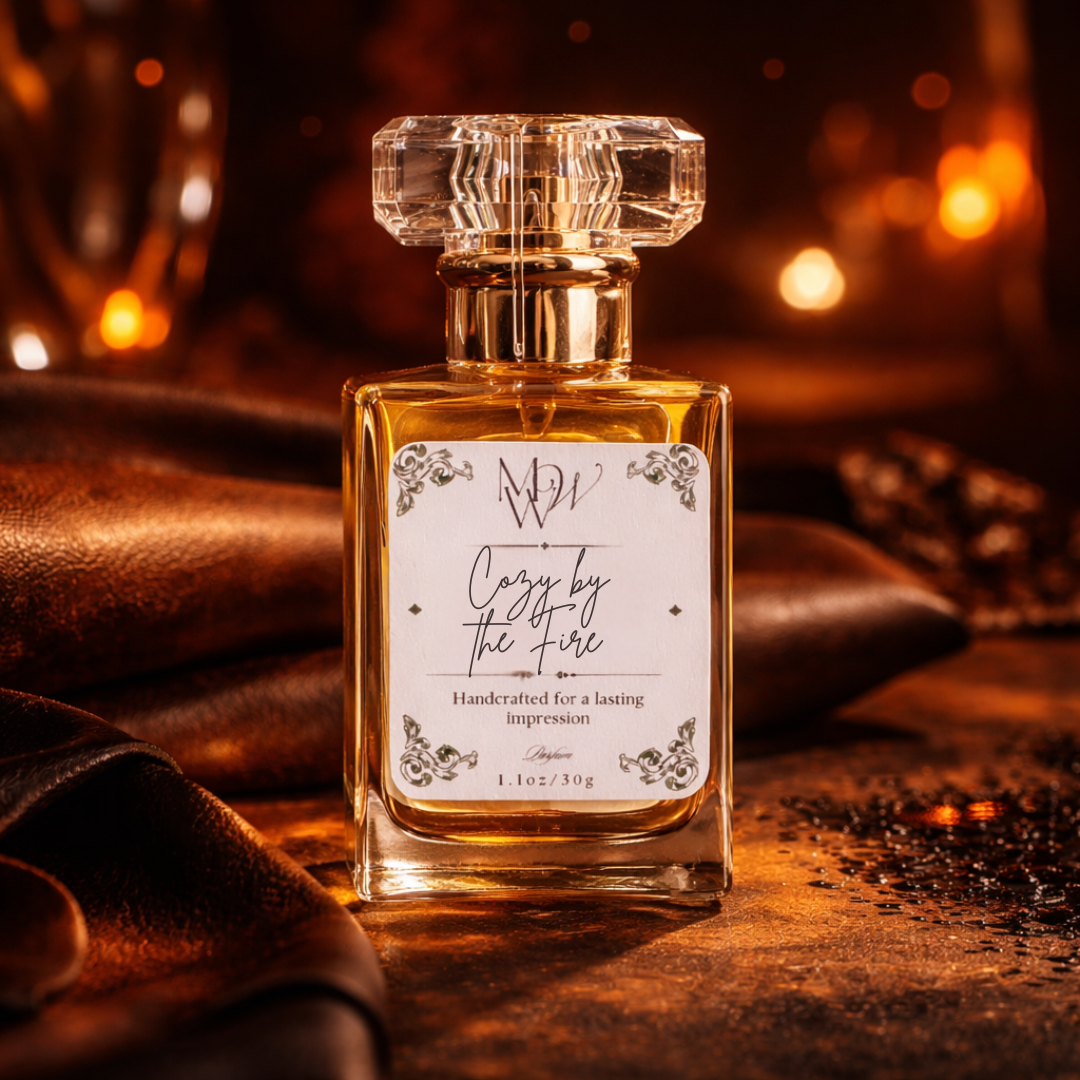 Cozy by the Fire Perfume | Fireside Vanilla Cashmere Inspired Fragrance