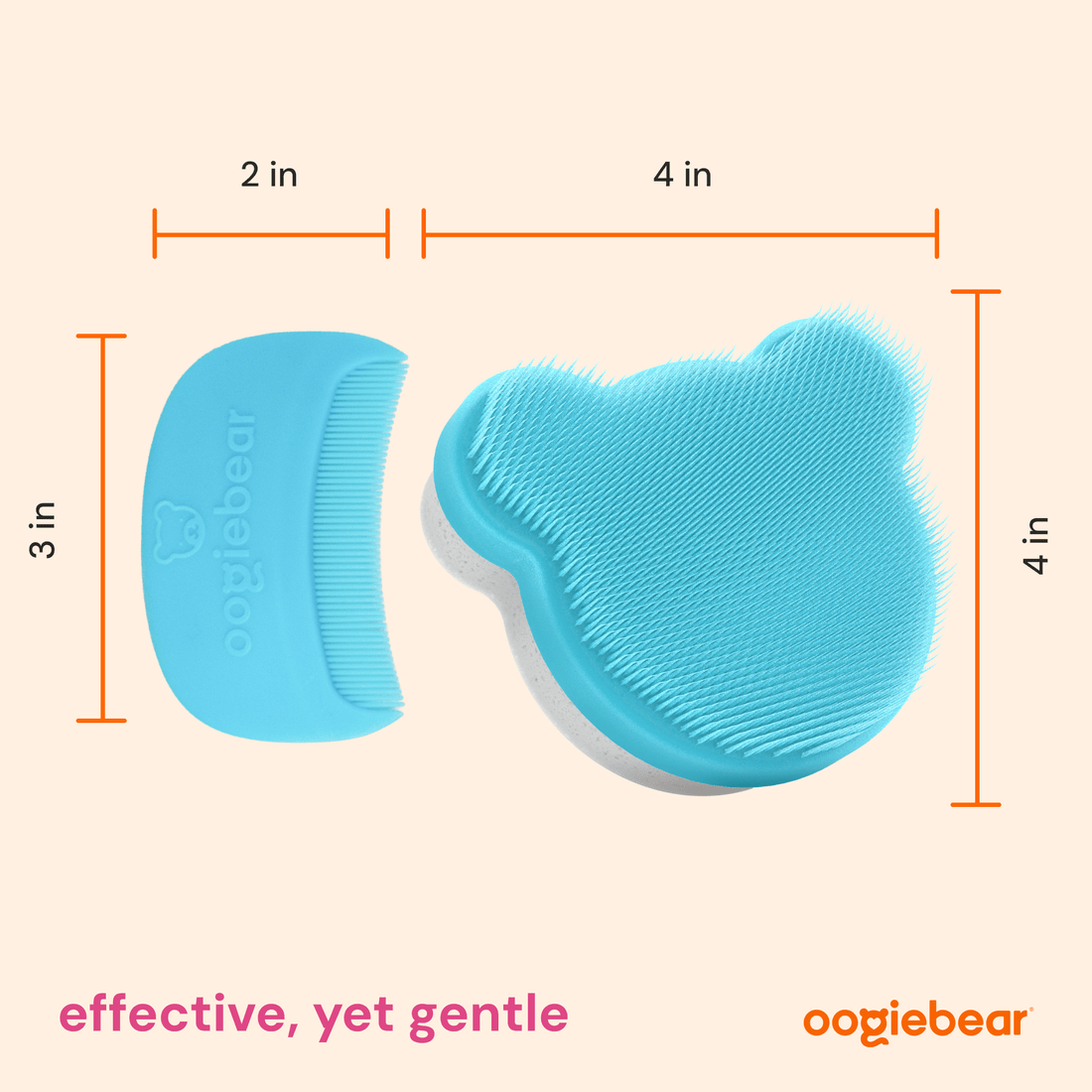 Baby Cradle Cap Kit - Two-Step Scalp Exfoliator & Grooming Set