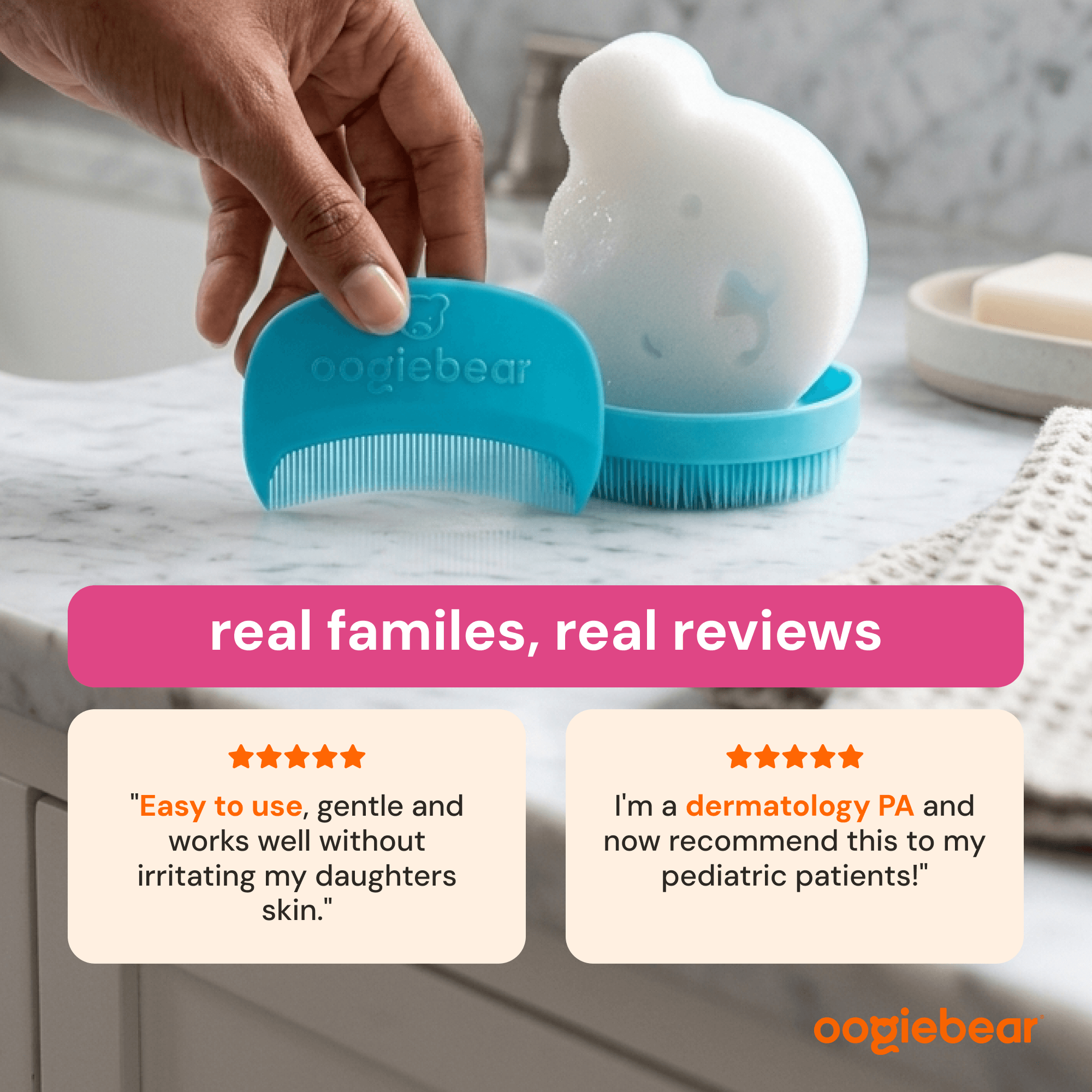 Baby Cradle Cap Kit - Two-Step Scalp Exfoliator & Grooming Set