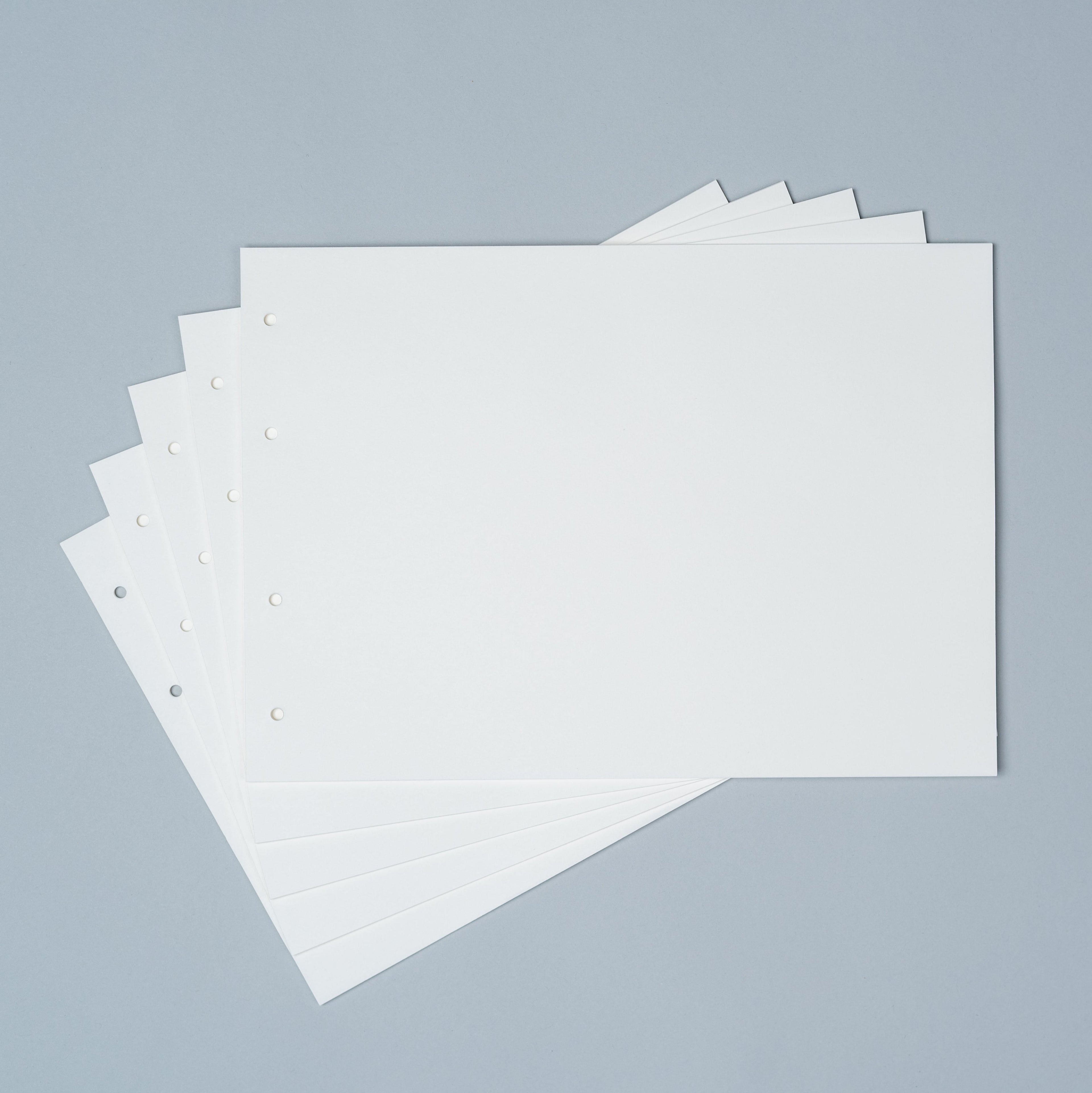 Extra Cardboard Sheets for Photo Albums - Creamy White, Red, Black