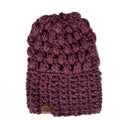 Crochet Slouch Hat | Fig Purple Beanie