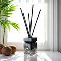 Crown Chakra Crystal-Enhanced Reed Oil Diffuser, Island Zen Scent, 100ml