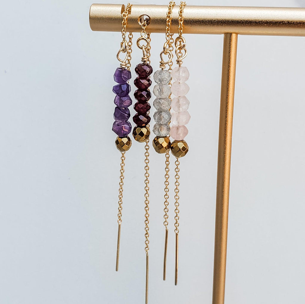 Crystal Threader Earrings