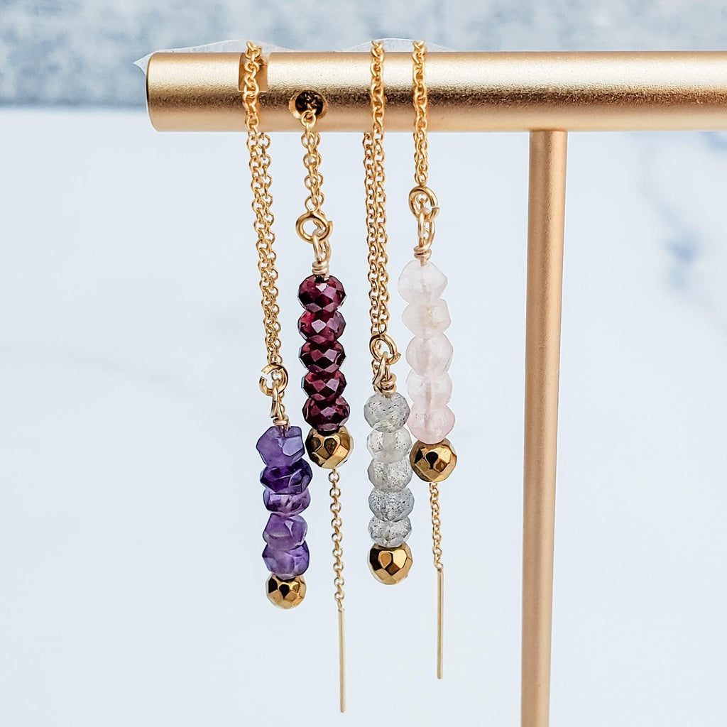 Crystal Threader Earrings