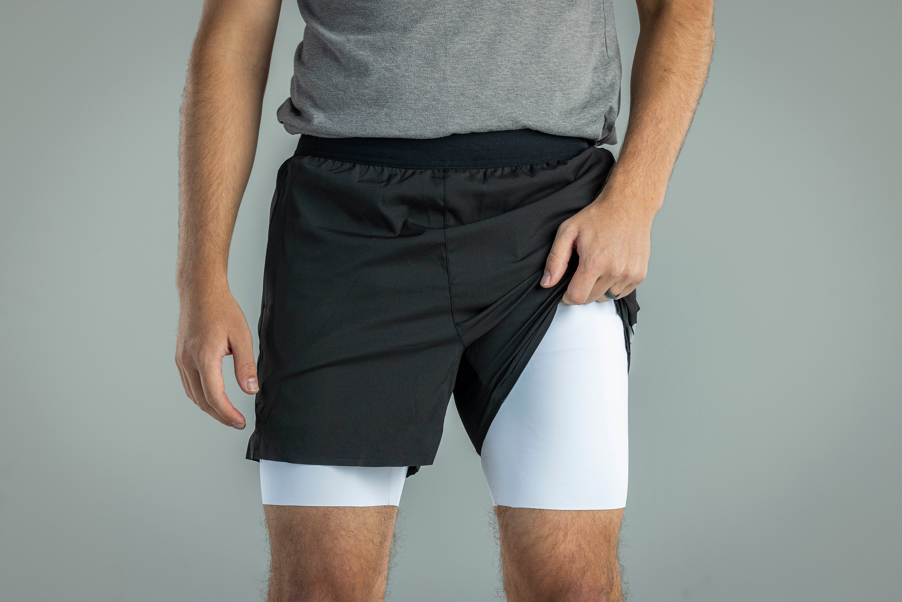 Men's V1 Athletic Shorts - Black Performance