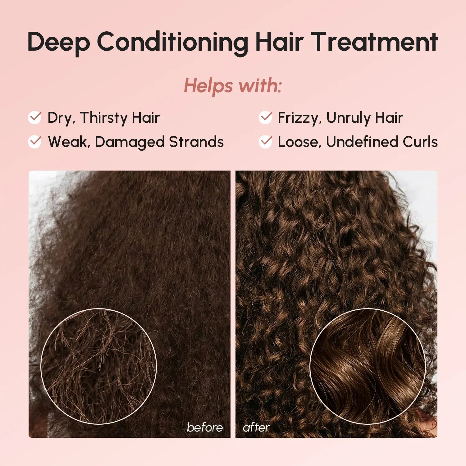 Curl Repair Hair Mask with Shea Butter Coconut and Argan Oil - Image 5