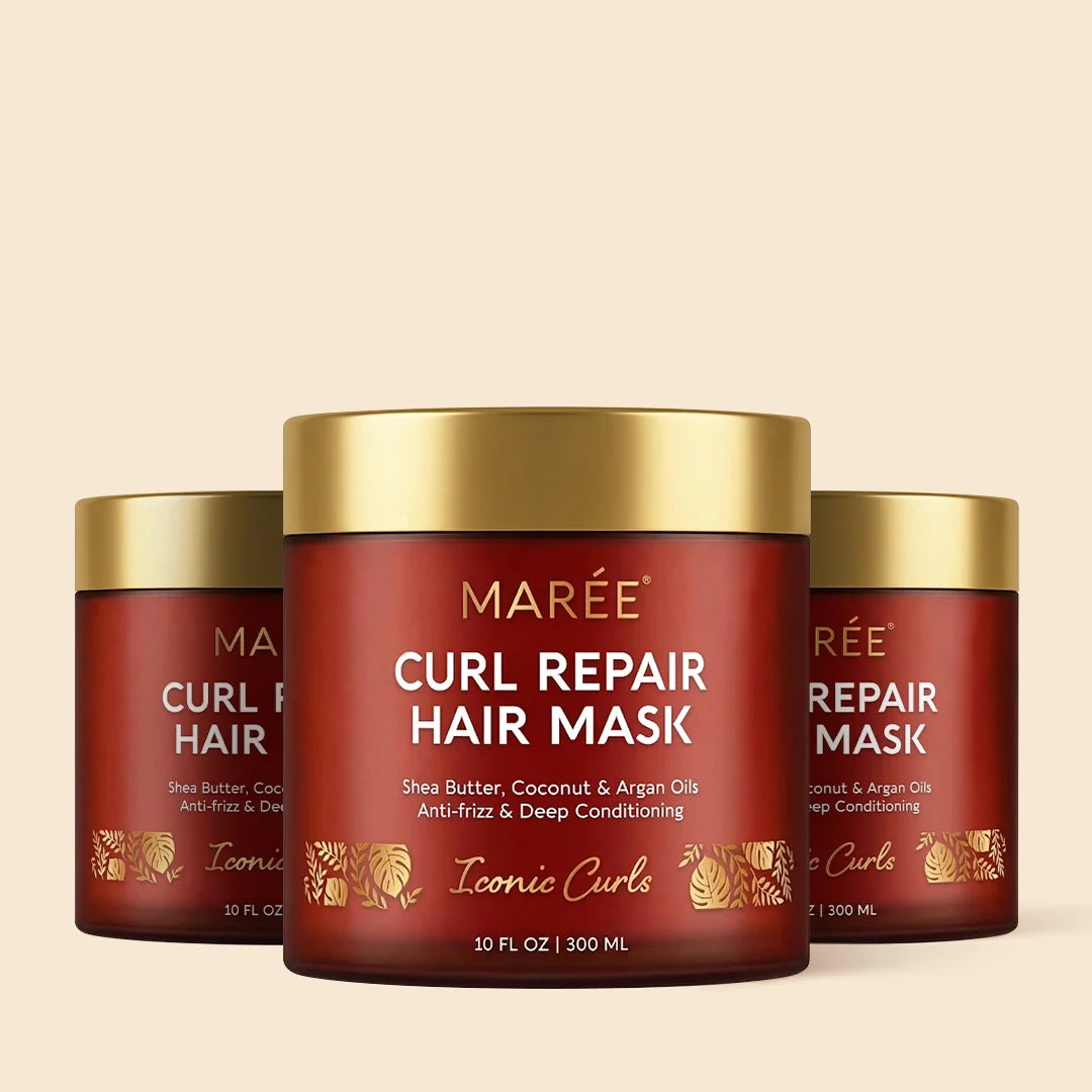 Curl Repair Hair Mask with Shea Butter Coconut and Argan Oil - Image 10