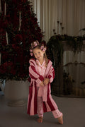 Children's Robe | Sugar Plum Stripe