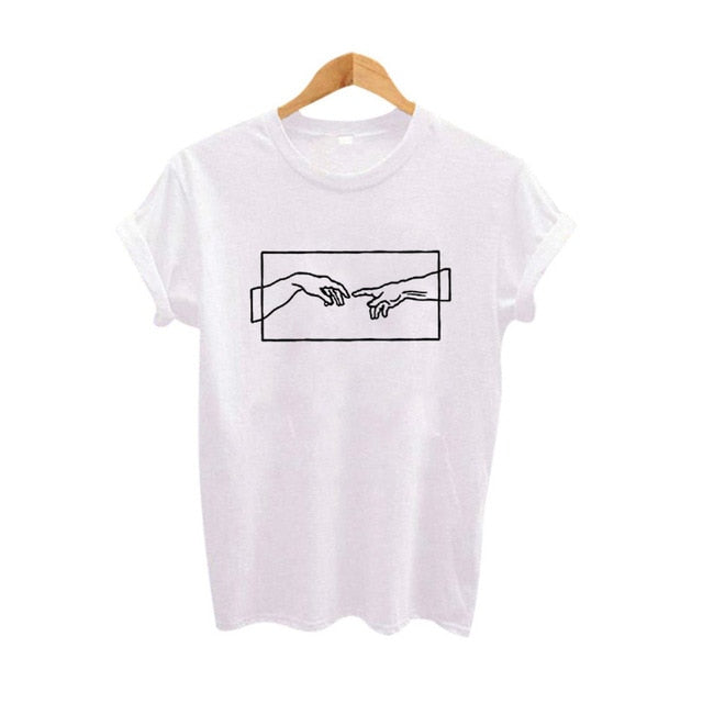 Women's Harajuku Graphic Tee Aesthetic Cotton Short Sleeve T-Shirt - Image 8