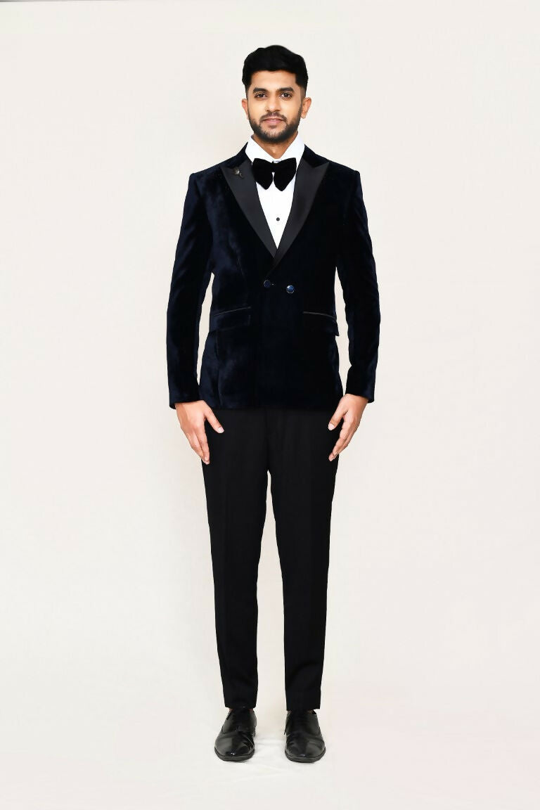 Men's Black Imported Polyester Suit: Coat, Shirt and Pant