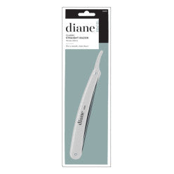 Diane White Shaving Razor #D209 in stainless steel for a close professional shave