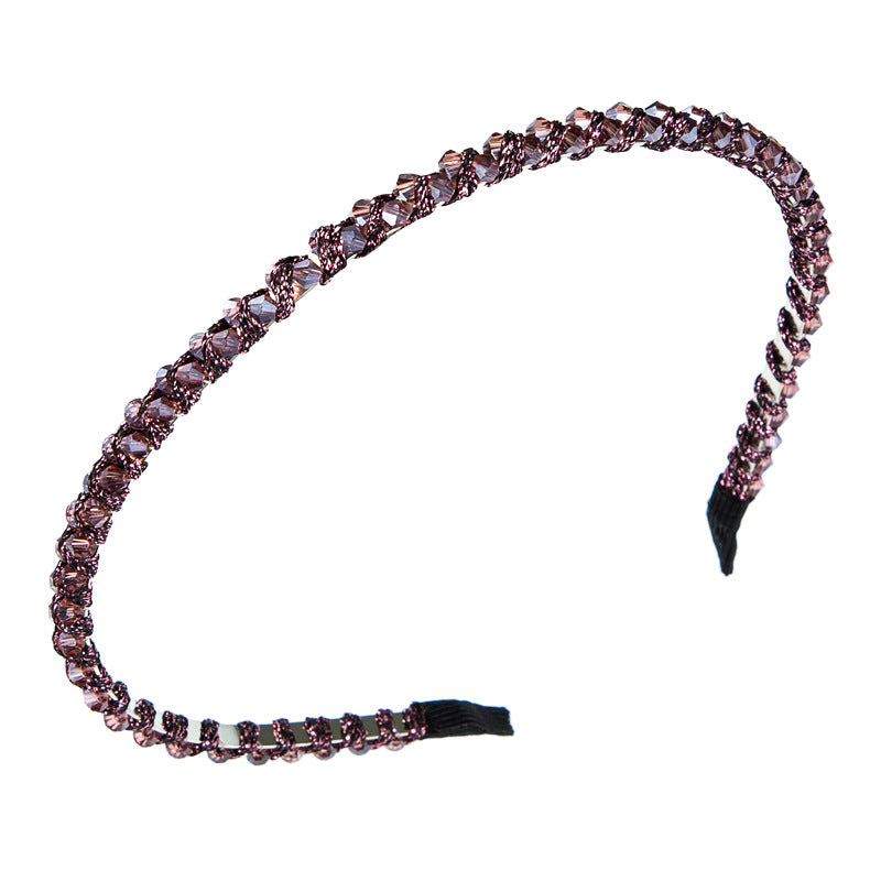 Winding String Crystal Headband - Super Flash Hair Accessory - Image 5