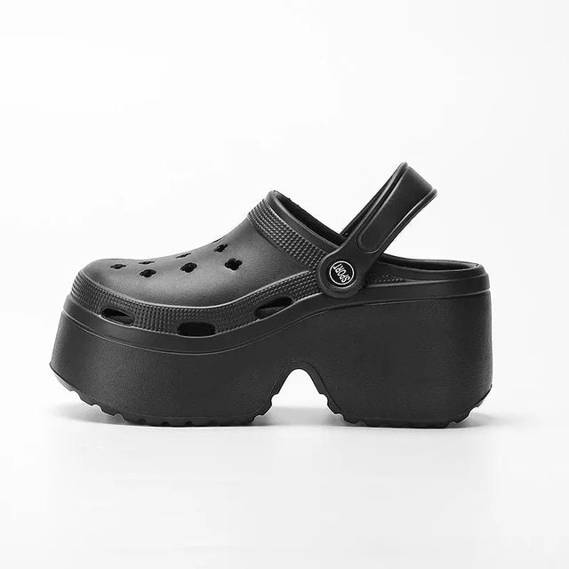 Women's Chunky Platform EVA Sandals - Slip-On Clogs