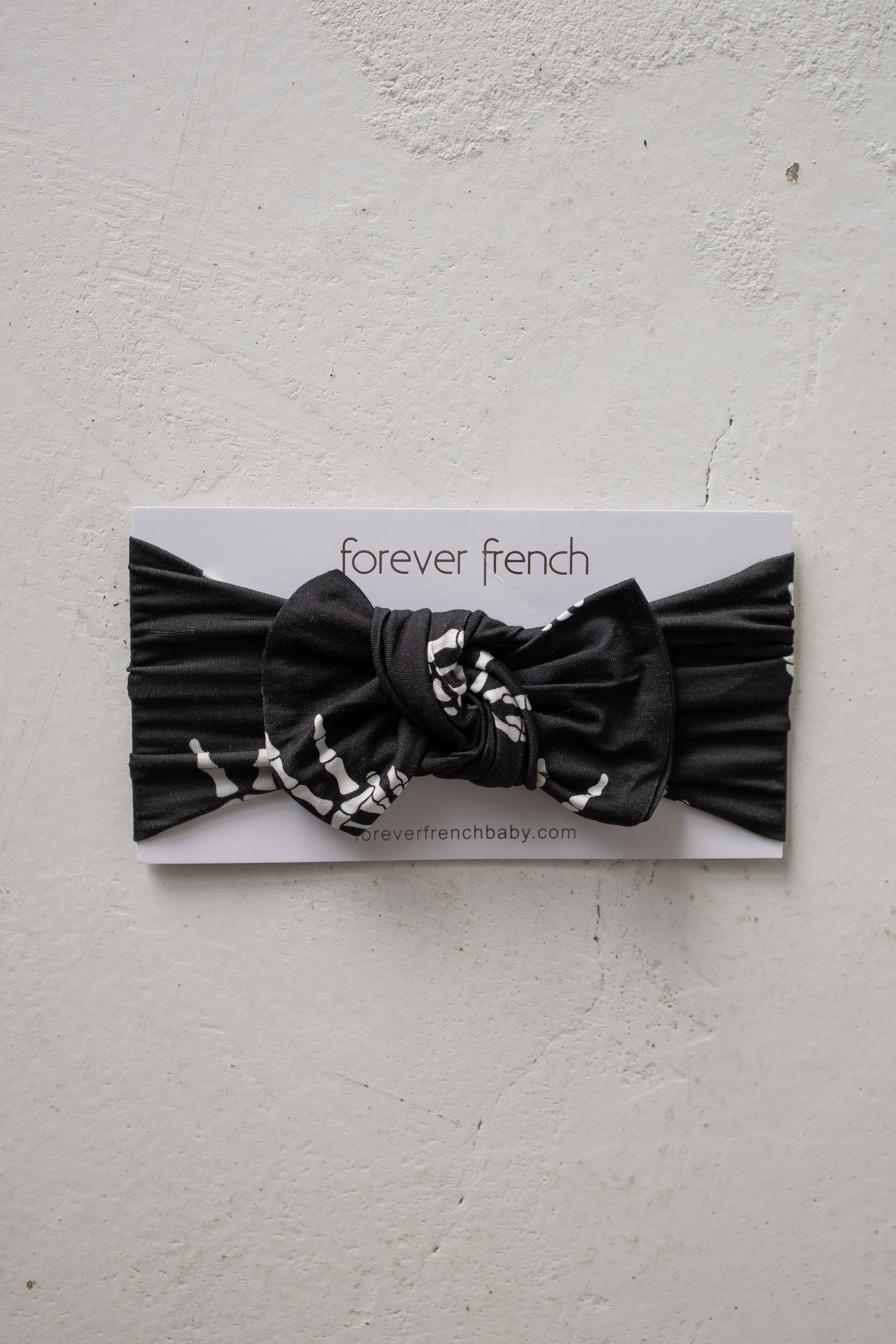 Bamboo Head Wrap | Midnight Skelly