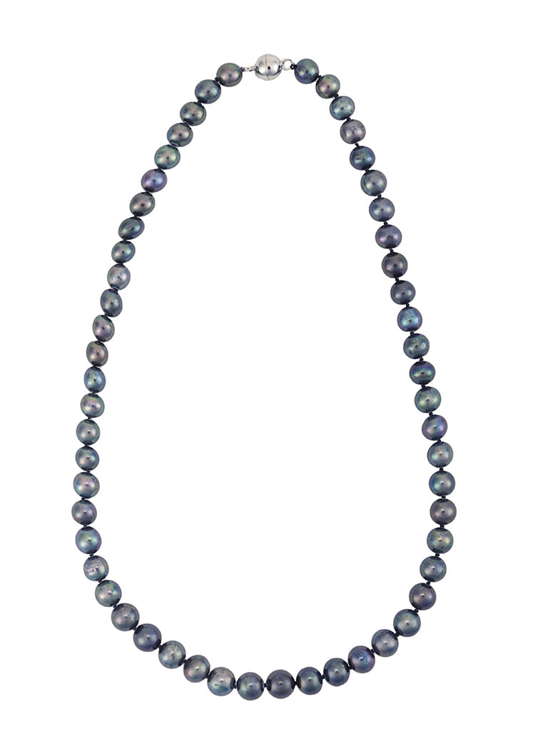 18 Inch Freshwater Cultured Pearl Strand Necklace with Clasp - Image 5