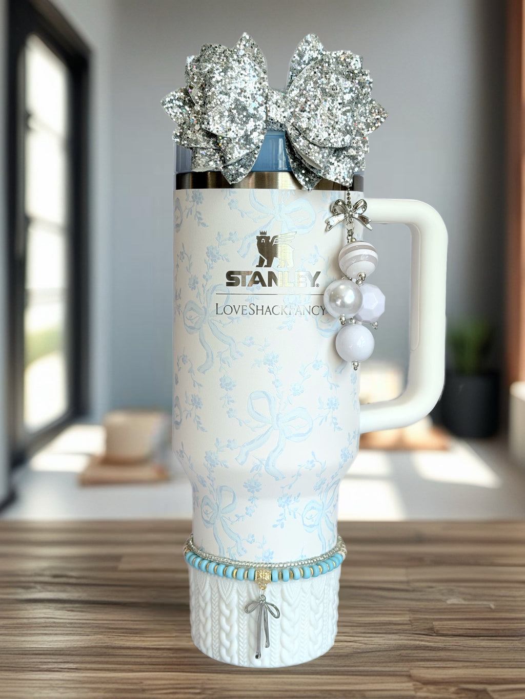 Snow Day Mini Bauble Charm - Tumbler Handle Charm