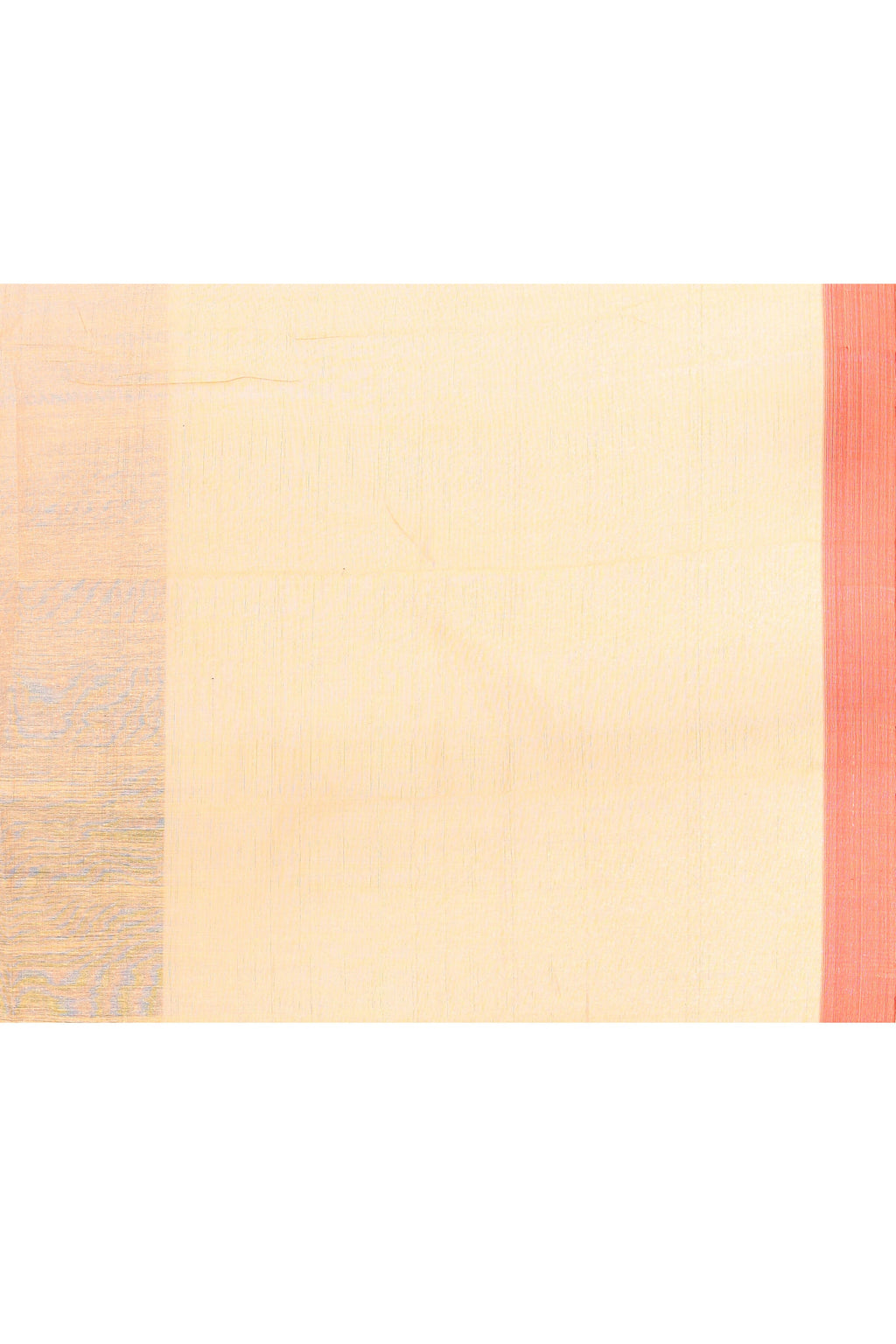 Maroon Temple Border Embellished Cotton Blend Jamdani Saree
