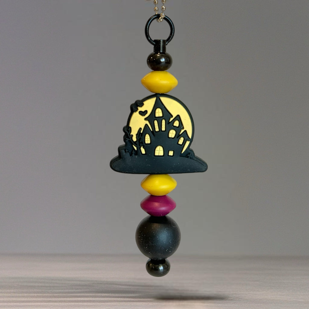 Haunted House Charm - Tumbler Handle Charm