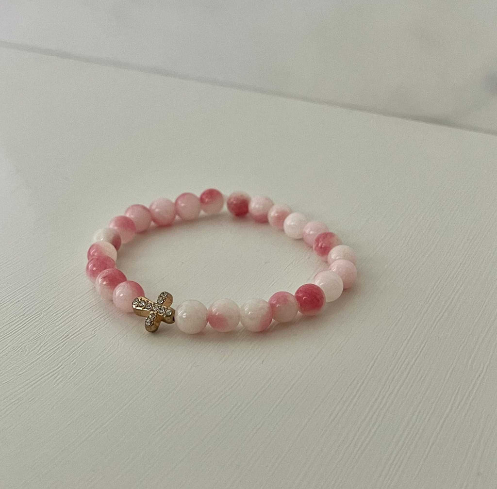Cross Bead Bracelet Collection - Faith-Inspired Jewelry