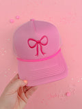 Pink Bow Trucker Hat