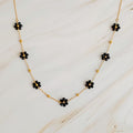 Flower Field Romance Beaded Necklace