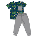 Dane Bamboo Pocket Tee & Jogger Set (Pre-Order)