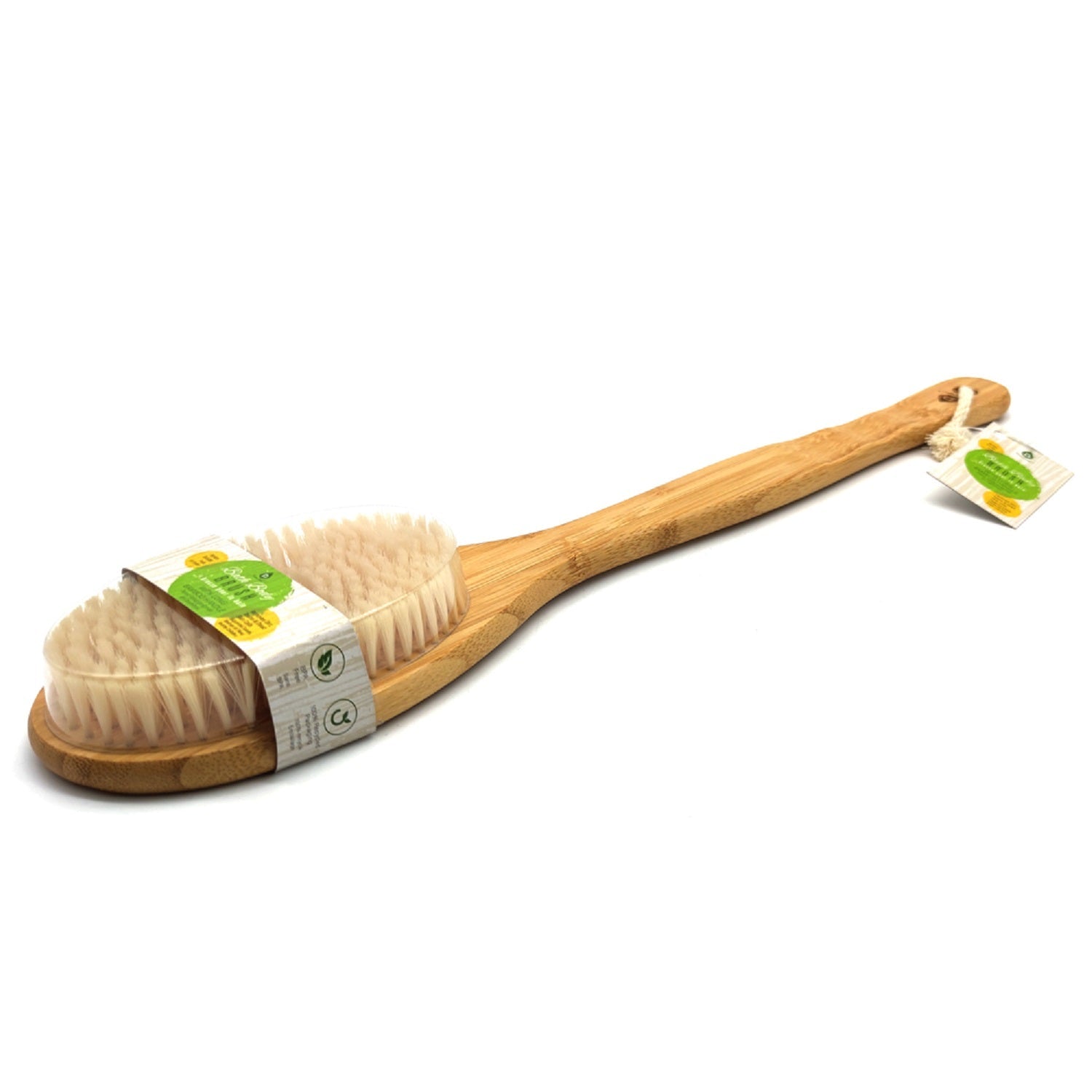 Eco-Friendly Glow Set: Bamboo Bath Brush & Sisal Hemp Gloves