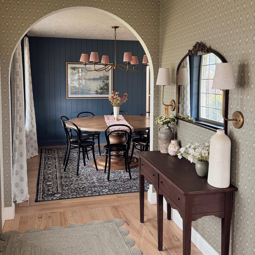 Violet Floral Removable Wallpaper for Modern Home Decor