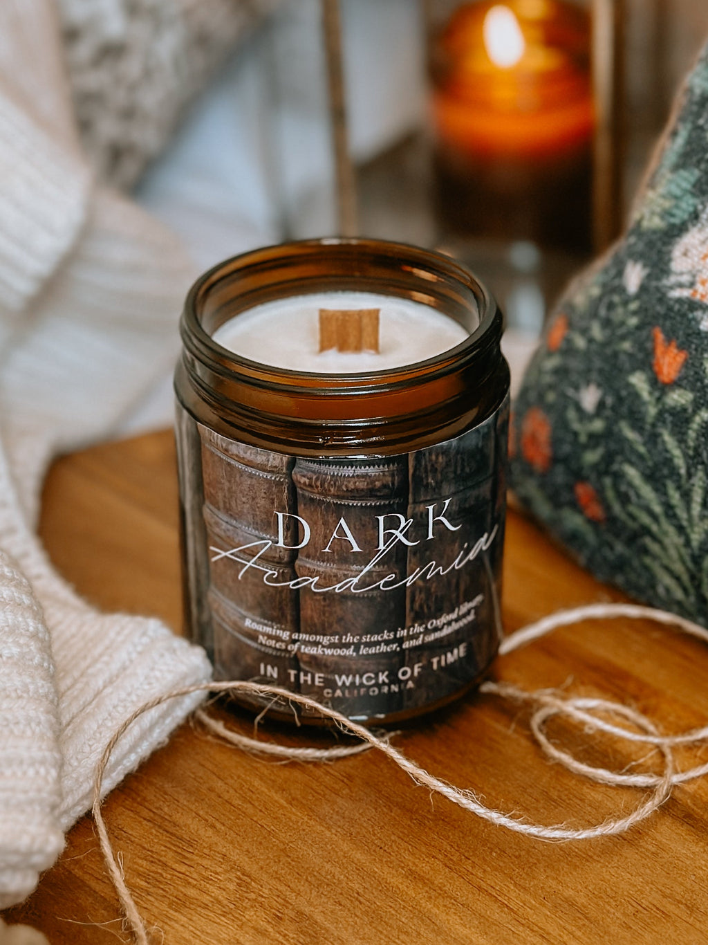 Dark Academia Candle