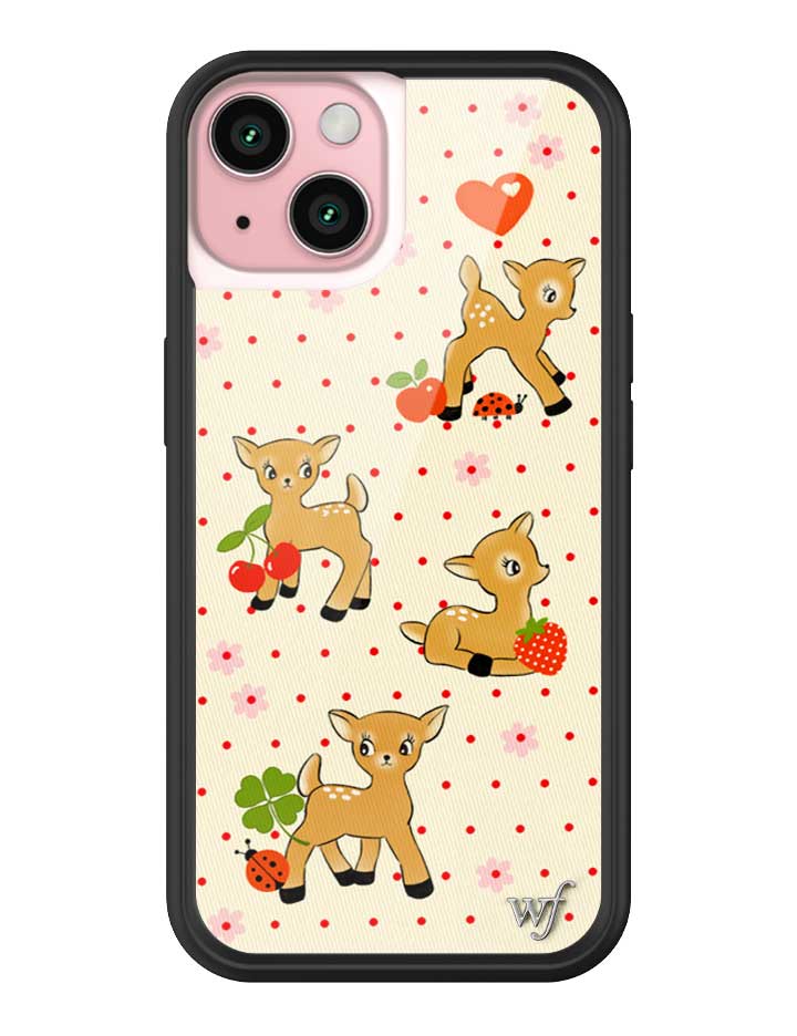 Oh Deer iPhone Case with Whimsical Woodland Print and Polka Dots - Image 24