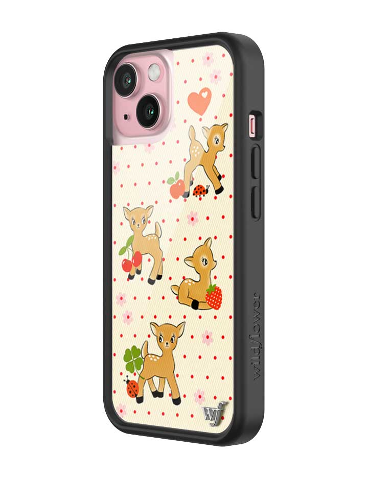Oh Deer iPhone Case with Whimsical Woodland Print and Polka Dots - Image 25