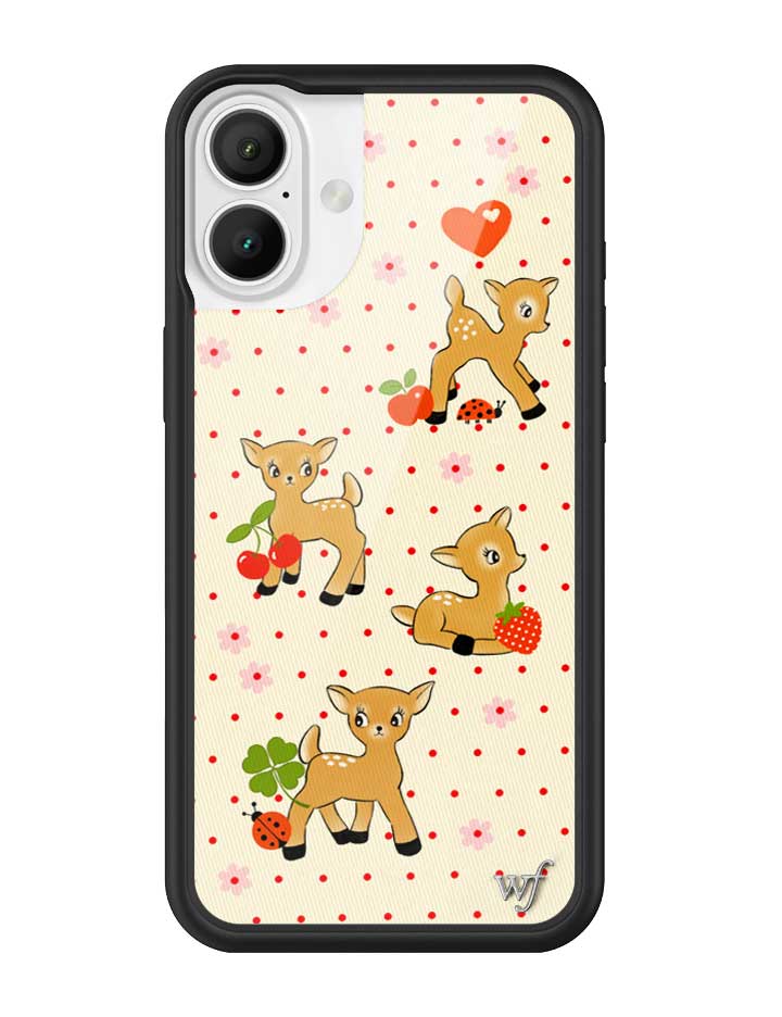 Oh Deer iPhone Case with Whimsical Woodland Print and Polka Dots - Image 12
