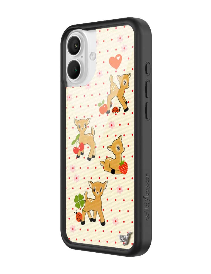 Oh Deer iPhone Case with Whimsical Woodland Print and Polka Dots - Image 13