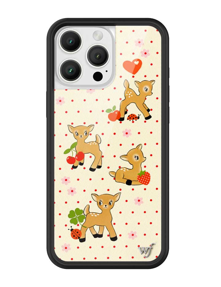 Oh Deer iPhone Case with Whimsical Woodland Print and Polka Dots - Image 10