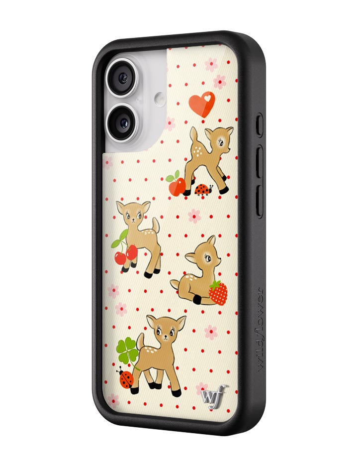 Oh Deer iPhone Case with Whimsical Woodland Print and Polka Dots - Image 8
