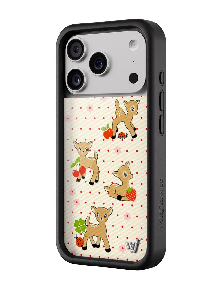 Oh Deer iPhone Case with Whimsical Woodland Print and Polka Dots - Image 5