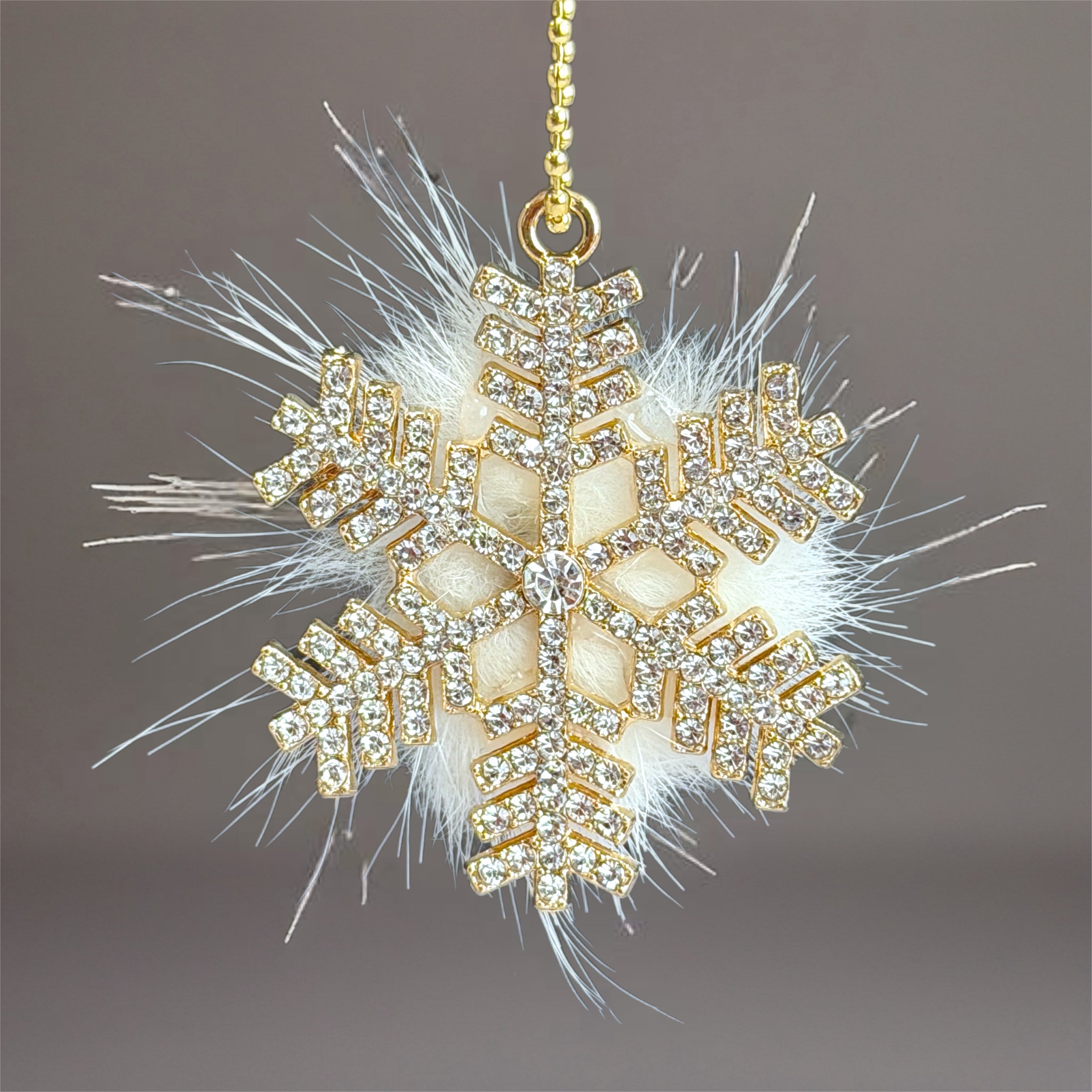 Snow Kissed Snowflake Charm - Tumbler Handle Charm