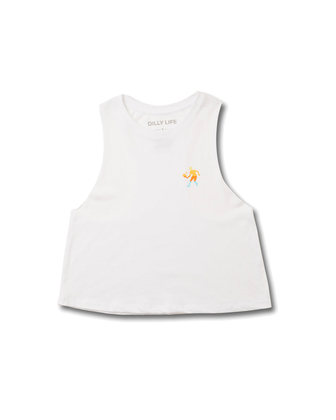 Women's Racerback Cropped Tank for Pickleball and Activewear - Image 8