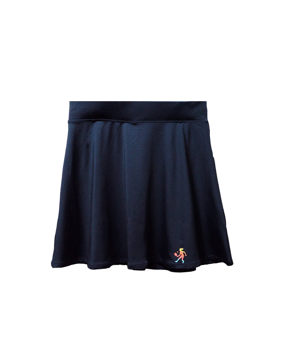 Women's White Pleated Pickleball Skirt with Built-in Shorts - Image 4