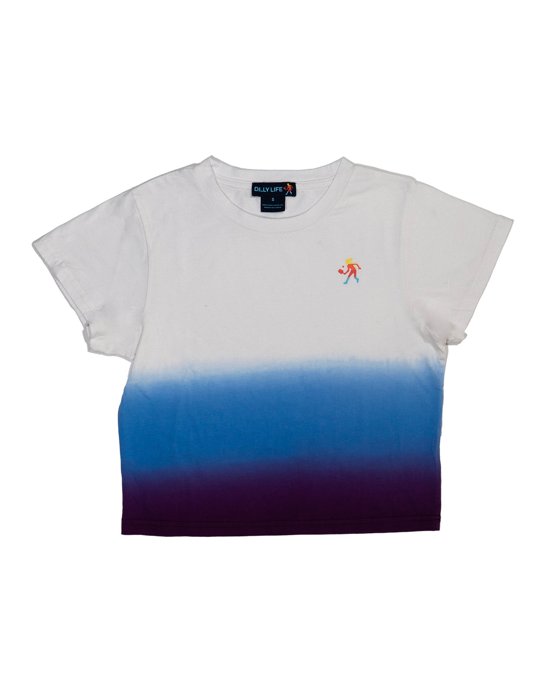 Women's Dip Dye Cotton Blend Pickleball Tee with UPF Protection - Image 4