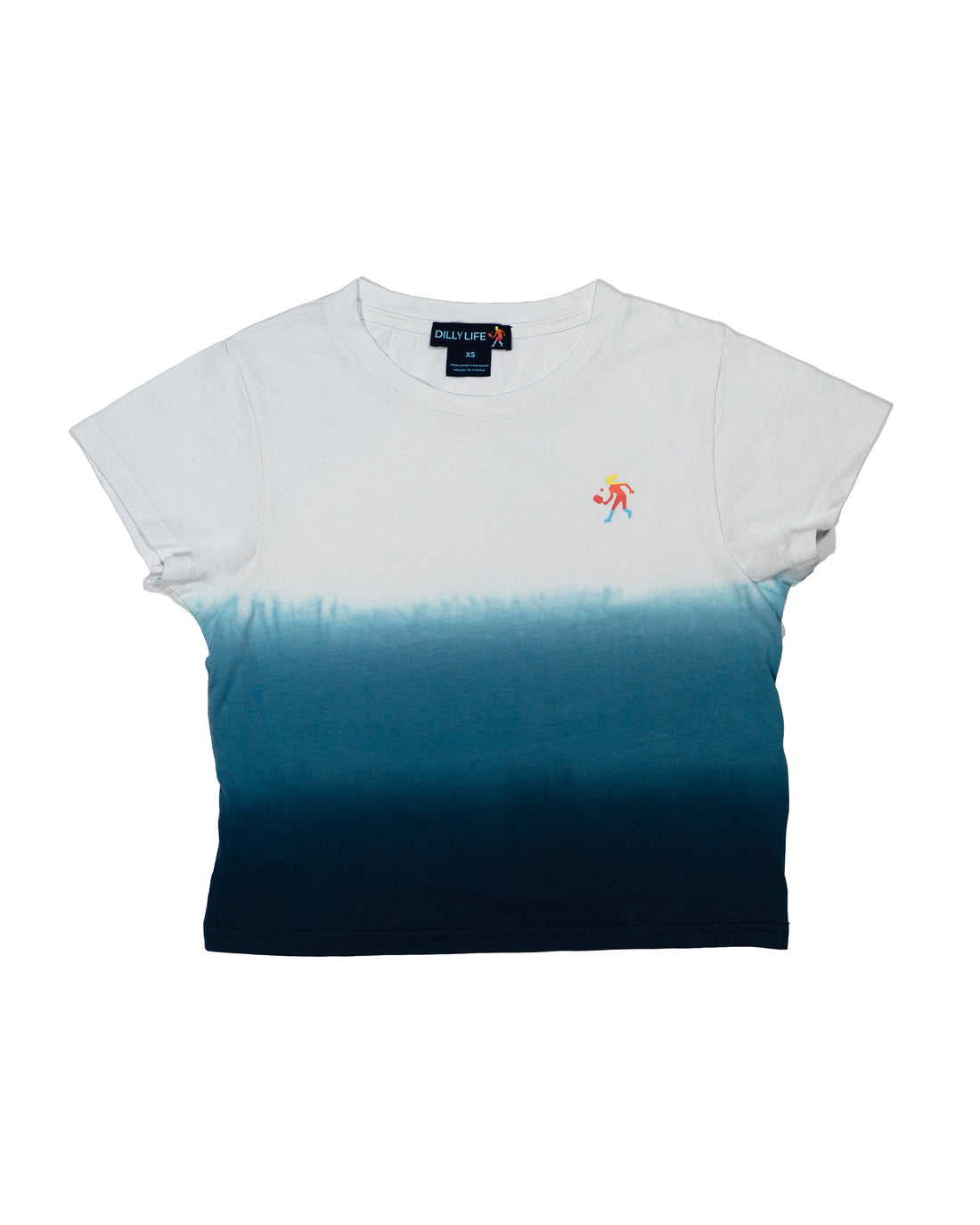 Women's Dip Dye Cotton Blend Pickleball Tee with UPF Protection - Image 5