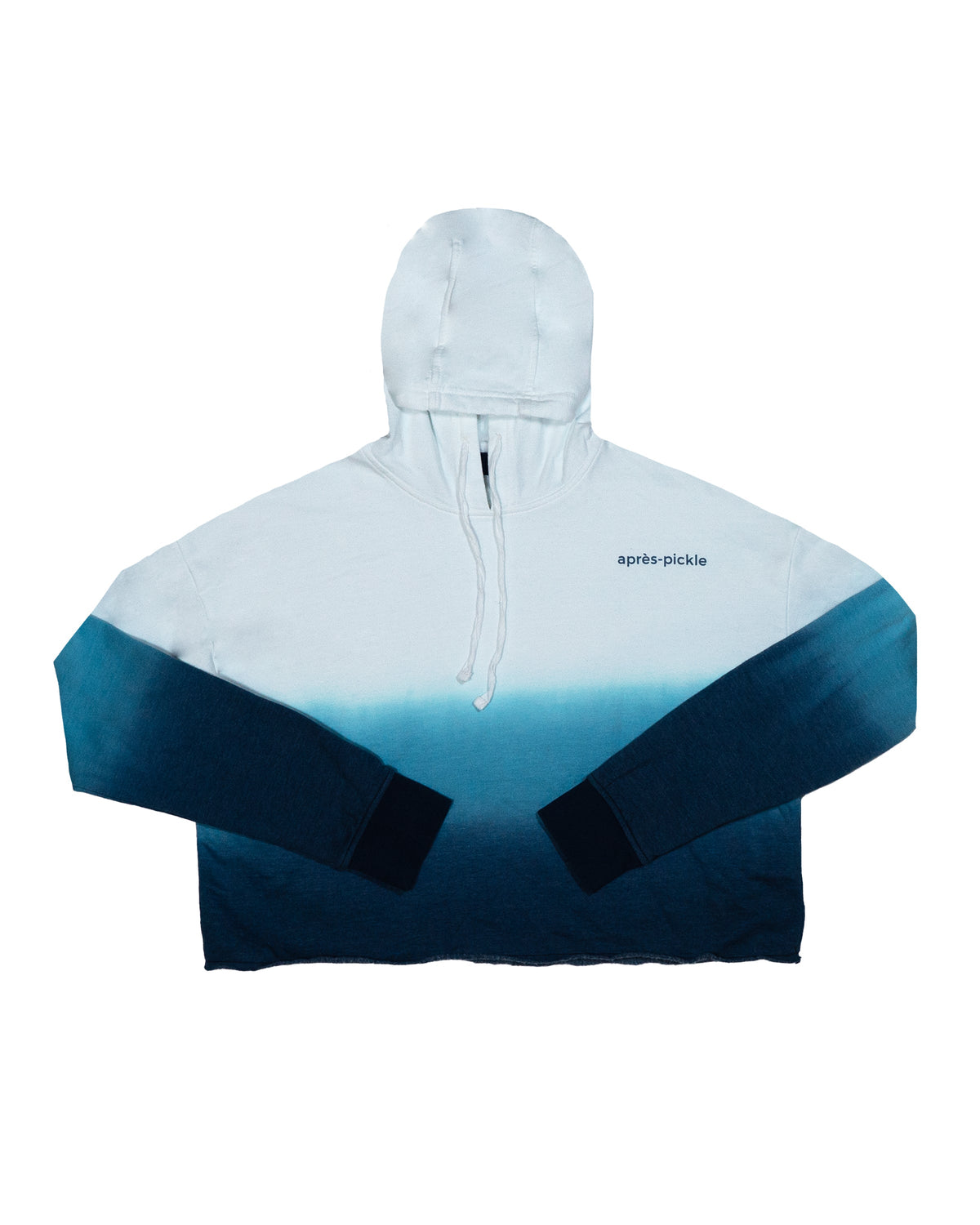 Women's Dip Dye Hoodie with Drawstring Hood - Image 4