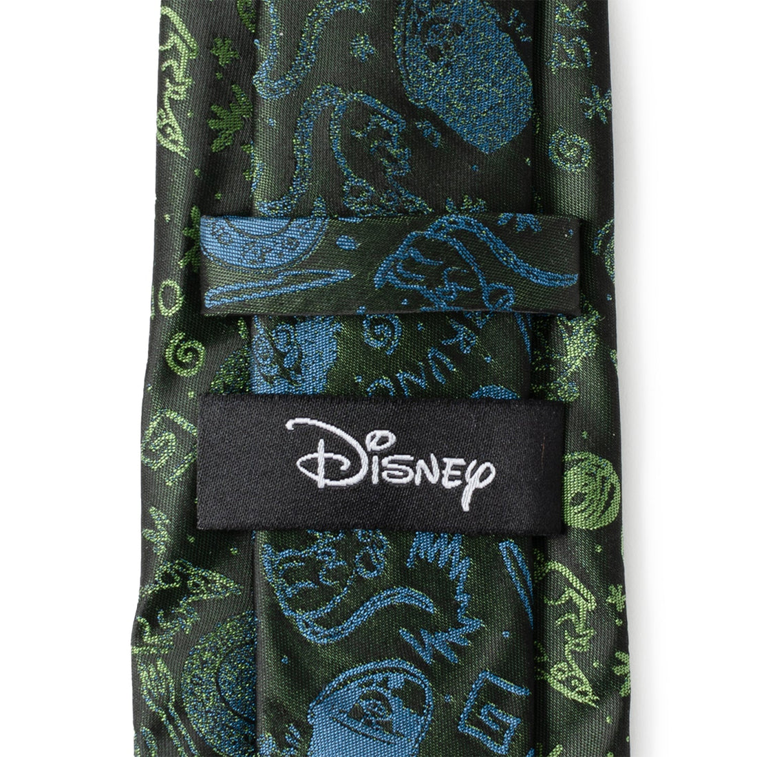 Disney Encanto Bruno Silk Blend Men's Necktie in Black and Green - Image 5