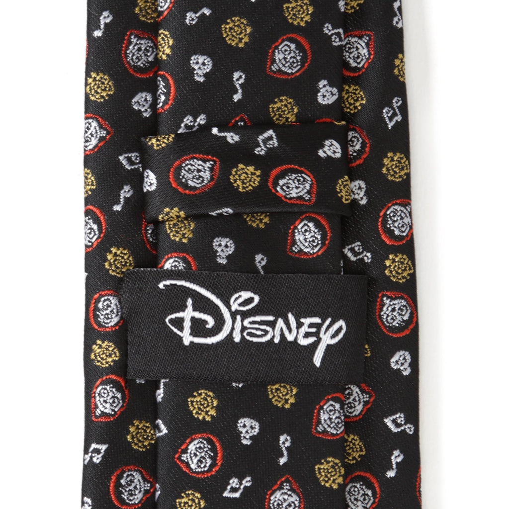 Disney Pixar Coco Inspired Black Necktie with Character Motif - Image 4