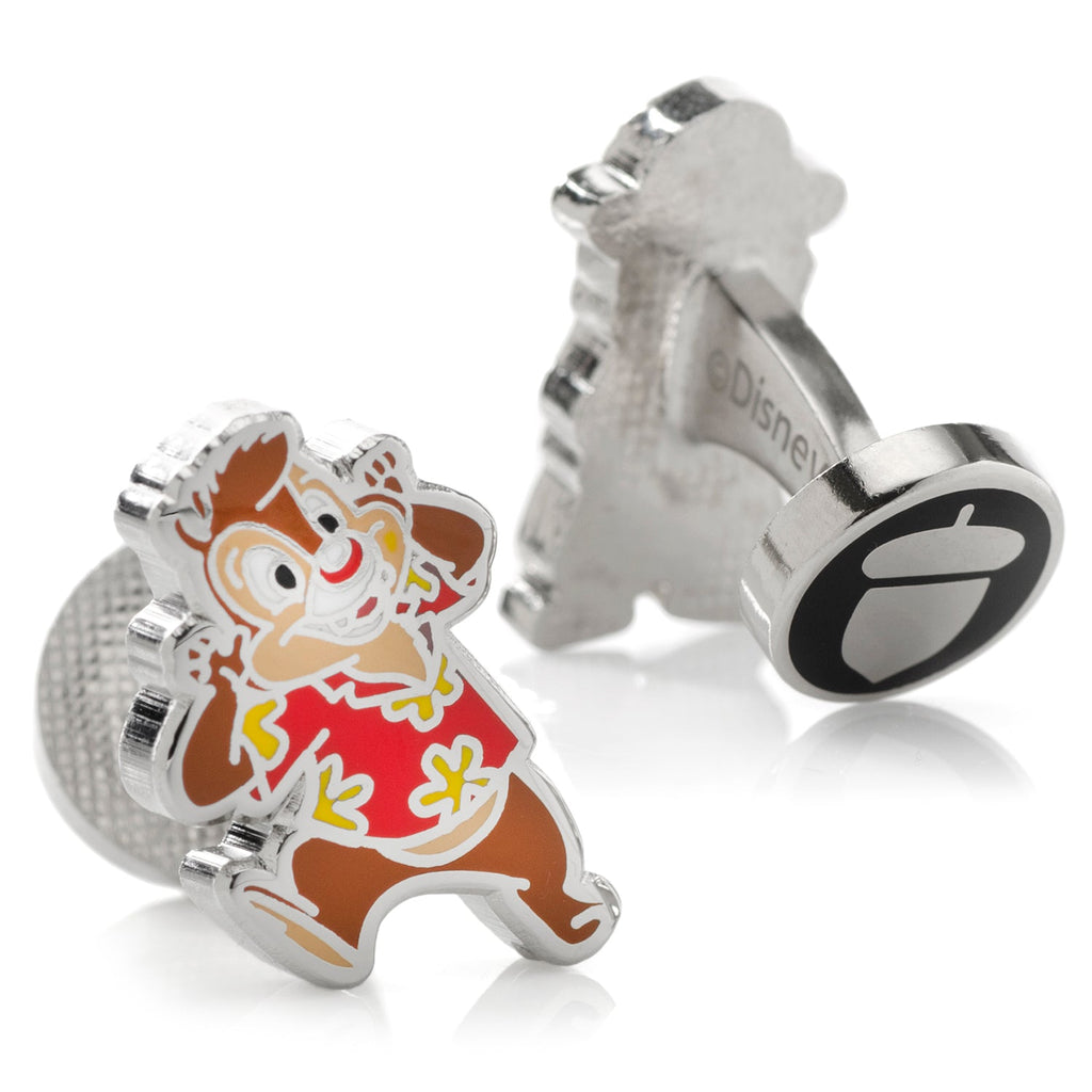 Disney Chip 'n Dale Character Cufflinks in Plated Base Metal - Image 2