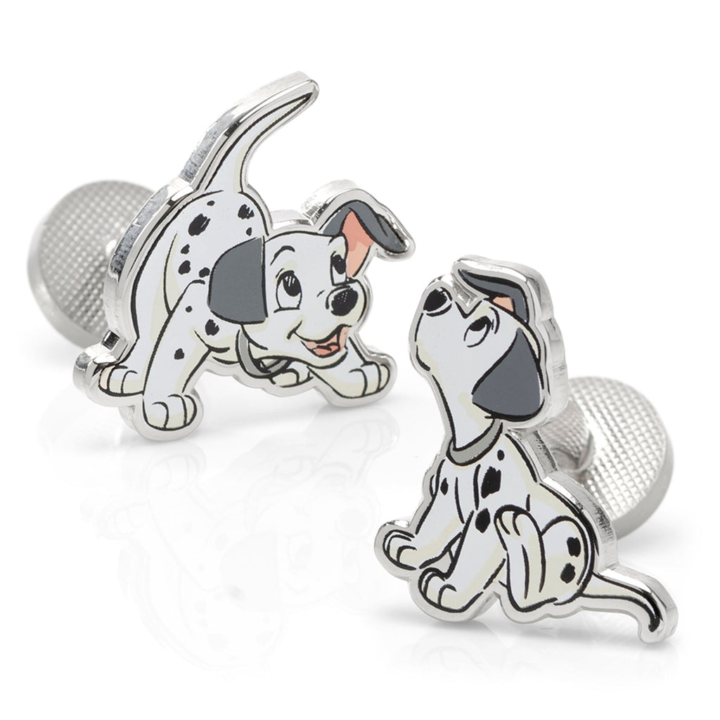 Disney 101 Dalmatians Puppy Cufflinks in Silver Tone - Image 2