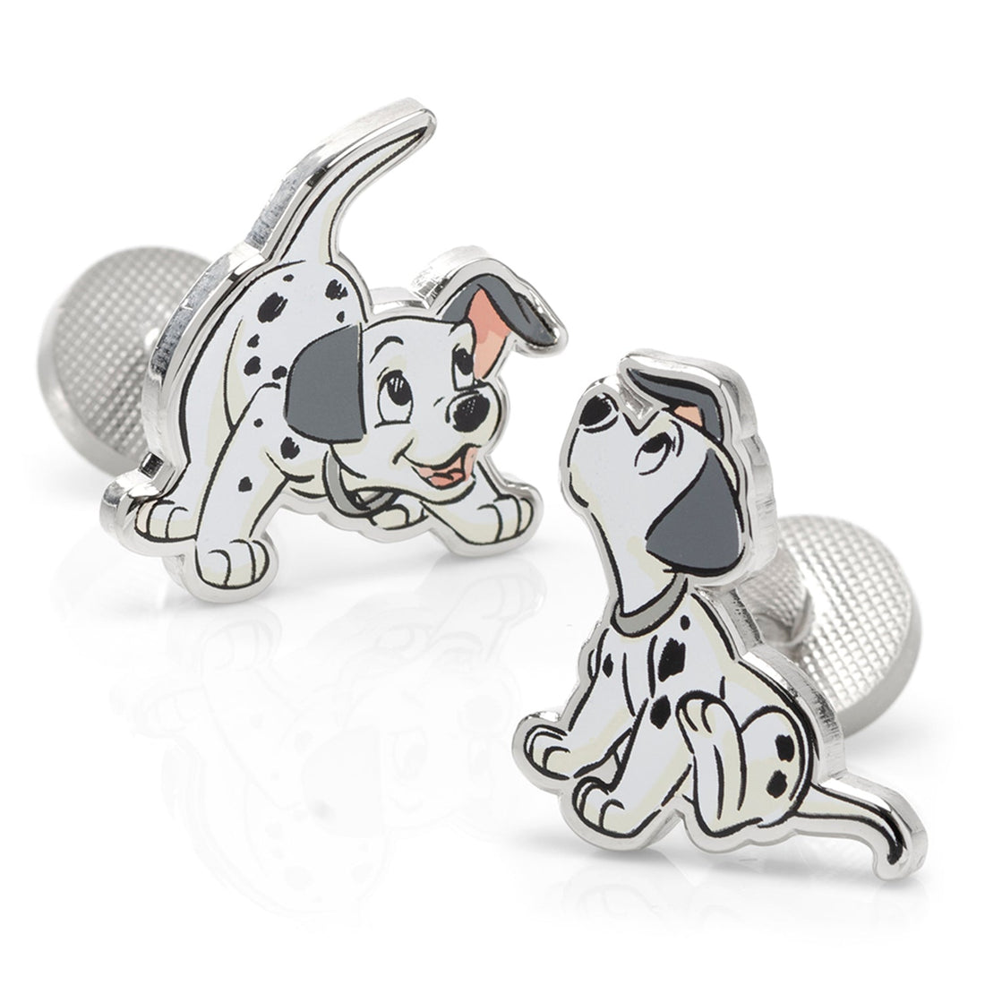 Disney 101 Dalmatians Puppy Cufflinks in Silver Tone - Image 2