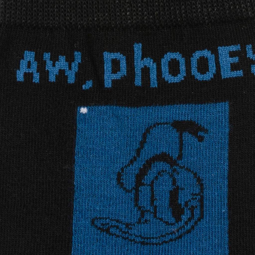 Disney Donald Duck Black and Blue Check Socks with Lapel Pin - Image 3