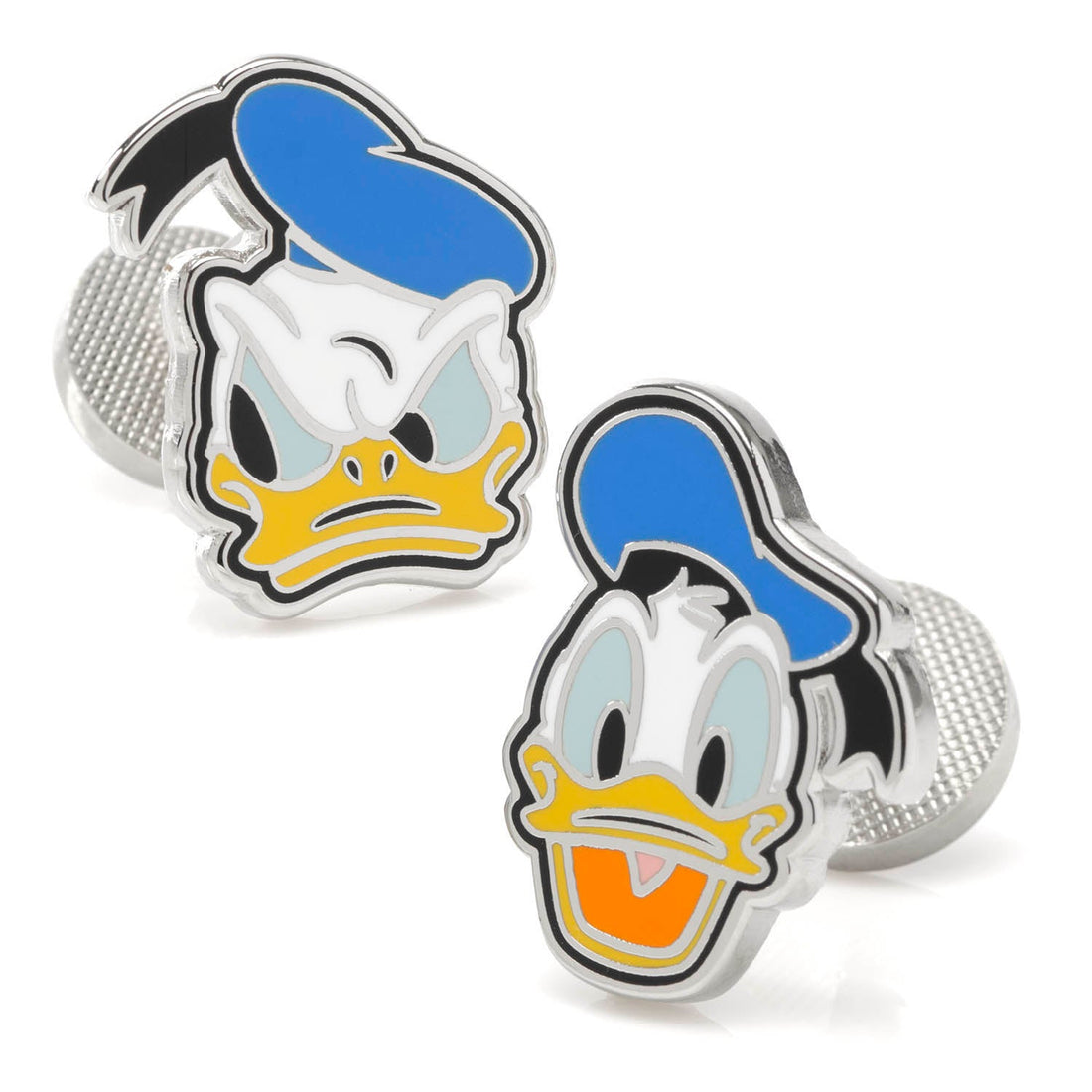 Disney Donald Duck Two Faces Enamel Cufflinks - Image 2